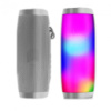 Портативная bluetooth колонка влагостойкая TG-157 Pulse с разноцветной подсветкой. Цвет: серый