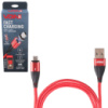 Кабель  магнитный VOIN USB - Micro USB 3А, 2m, red (быстрая зарядка/передача данных) (VC-6102M RD)