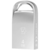 Флеш пам'ять T&G Short 107 4Gb Metal Silver