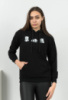 Жіноче чорне худі