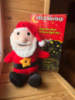 Мягкая игрушка ночник-проектор Дед Мороз Feliz Navidad