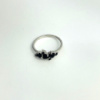 Серебряное кольцо CatalogSilver с натуральным сапфиром 1.25ct, вес изделия 1,97 гр (2112679) 17.5 размер