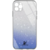 TPU+Glass чохол для iPhone 13 Pro Swarovski (Синій) - купити в SmartEra.ua