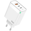 Мережевий зарядний пристрій Jellico C79 USB+2PD 65W White (Код товару:31188)