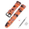 Ремінець для Casio G-Shock AQ-S800/AE-1200 Camo Orange BK полімерний помаранчевий камуфляж