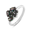 Серебряное кольцо CatalogSilver с мистик топазом 2.517ct, вес изделия 2,88 гр (2112983) 17.5 размер