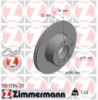ZIMMERMANN Тормозной диск COAT Z Передний BMW E39