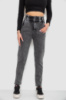 Джинсы женские МОМ, цвет темно-серый, 244R3295