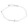 Серебряный браслет на ногу CatalogSilver с без камней, вес изделия 1,75 гр (2071709) 2326 размер