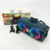 Портативна колонка TG333 2x5W з RGB підсвічуванням, гучна блютуз колонка. Колір: синій