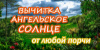 ВЫЧИТКА «АНГЕЛЬСКОЕ СОЛНЦЕ» ОТ ЛЮБОЙ ПОРЧИ