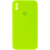 Чохол Silicone Case Square Full Camera Protective (AA) для Apple iPhone X / XS (5.8«)