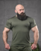 Тактична футболка для відведення поту odin вселенна олива ДЛ6543