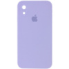 Чохол Silicone Case Square Full Camera Protective (AA) Для Apple iPhone XR (Бузковий / Dasheen) - купити в SmartEra.ua