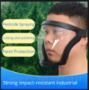 Прозора маска для захисту від пилу, запотівання та бризок, спортивна маска для обличчя для їзди на велосипеді, для роботи, шліфува