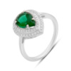Серебряное кольцо CatalogSilver с изумрудом nano 2.401ct, вес изделия 3,54 гр (2197317) 18 размер