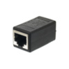 Адаптер соединитель RJ45 to RJ45 черный
