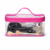 Прозрачная косметичка из плотного силикона L ORGANIZE (розовый)