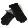 PODIUM Перчатка Женская кожа Holms 16-8 black махра Распродажа