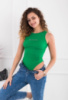Жіночий зелений боді з написом
