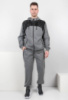 Чоловічий сірий спортивний костюм батал