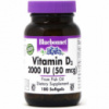 Витамин D3 2000IU, Bluebonnet Nutrition, 100 желатиновых капсул