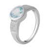Серебряное кольцо CatalogSilver с натуральным топазом 2.621ct, вес изделия 3,87 гр (2065449) 18.5 размер