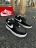 Зимові кросівки Nike Air Force, топ якість (чорно-білі)