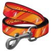 Повідець для собак нейлоновий WAUDOG Nylon, світловідбивний, малюнок «Флеш Лого», L-XXL, Ш 25 мм, Дов 122 см