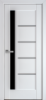 Міжкімнатні двері «Грета» BLK 800, колір білий матовий , ліві