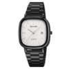 Чоловічий годинник Skmei 2551BKWT Black-White у квадратному корпусі з білим циферблатом