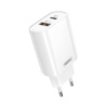 Мережевий зарядний пристрій REMAX Jane Series QC3.0+PD 20W GaN Fast Charger  RP-U37 EU-White (6954851244929)