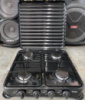Плита газова на 4 конфорки Rainberg RB-2227 (Сірий, Чорний)