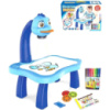 Детский стол проектор для рисования с подсветкой Projector Painting. Цвет: голубой