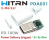 Power Delivery (PD) Trigger тригер 12v 5a 60w +корпус (WITRN PDA001 V12) (A class) 1 день гар.