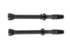 Ніпель 60 мм алюм. чорний Deemount для безкамерного колеса FV (Presta) 2шт (чорний)
