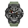 Мужские спортивные наручные часы SMAEL армейские электронные Хаки