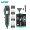 Машинка для стрижки VGR V-123  4 насадки 220 в