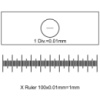 Аксессуар для микроскопов Sigeta Калібрувальна лінійка Slide-1 X 0.01мм (65654)