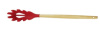 SALE! Ложка д/макаронів силіконова 29см червона з дер/ручкою ZTJ007 (PRC)