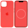 Чохол Silicone case (AAA) with Magsafe and Animation для Apple iPhone 15 Plus (6.7«)