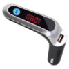 FM модулятор CAR G6 Bluetooth USB AUX MicroSD трансмітер, блютуз трансмітер для авто. Колір: сірий