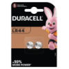 Батарейка щелочная DURACELL LR44/А76/V13GA/A76, 2шт в блистере, цена за блистер