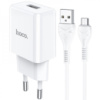 МЗП Hoco N9 2.1A USB + cable Micro-USB 1m White (Код товару:43500)