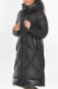 Куртка женская зимняя длинная с капюшоном - 51675 морионовый цвет
