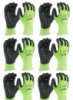 Рукавиці робочі сигнальні Hi-Vis MILWAUKEE, з опором порізам 1/A рівня, розмір 10/XL, (12 пар)