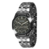 Чоловічий наручний годинник Guardo S03008-1 Black з металевим браслетом та календарем