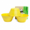 Бамбуковые миски ЭкоПанда ПРО, 3 шт, цвет:Желтый / EcoPanda PRO 3 bowls, Yellow / Посуда из бамбука, экопосуда