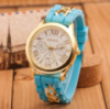 Женские силиконовые часы Женева Голубой