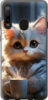 Чехол на Samsung Galaxy A8S White cat 5646u-1636